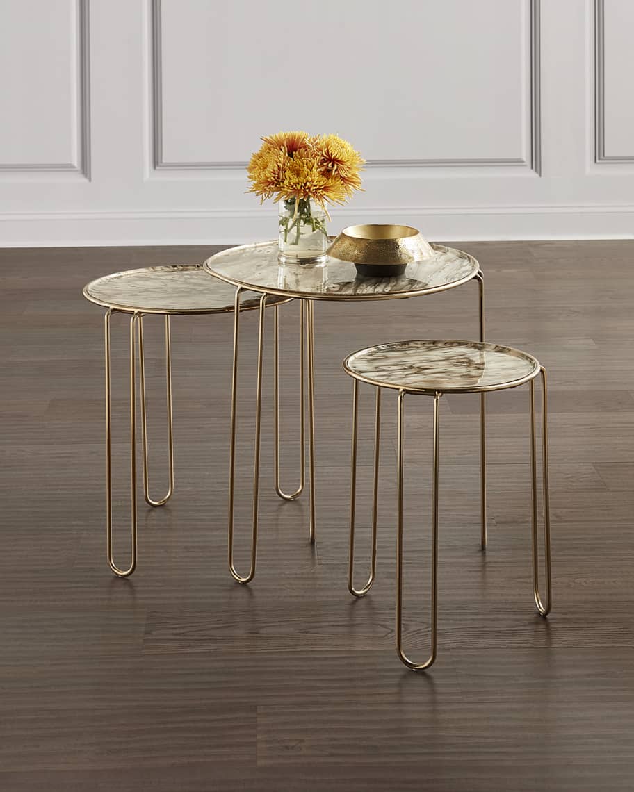 Image 1 of 2: Trio Of Cosette Nesting Tables