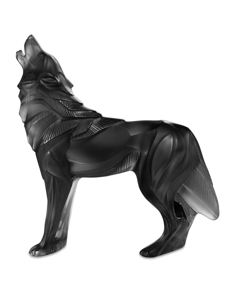 Image 1 of 1: Grey Wolf Sculpture