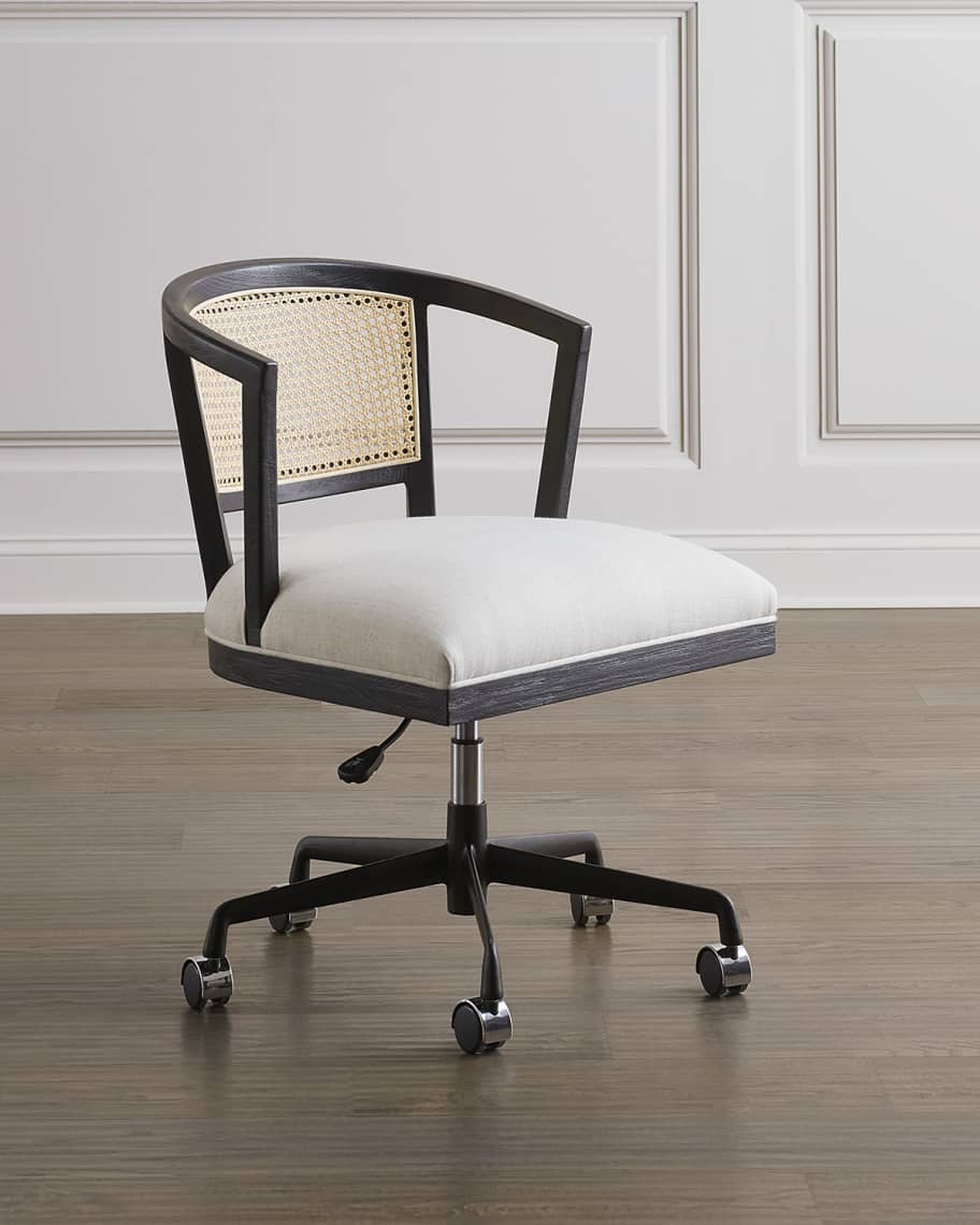 Cane computer chair top