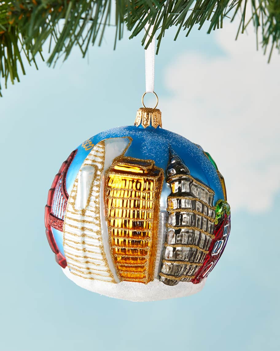 Image 2 of 3: SF Ball Christmas Ornament