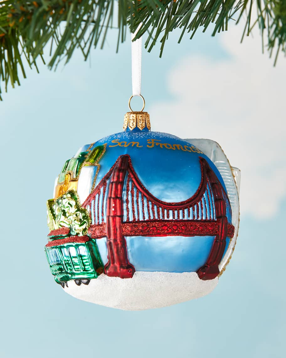 Image 1 of 3: SF Ball Christmas Ornament
