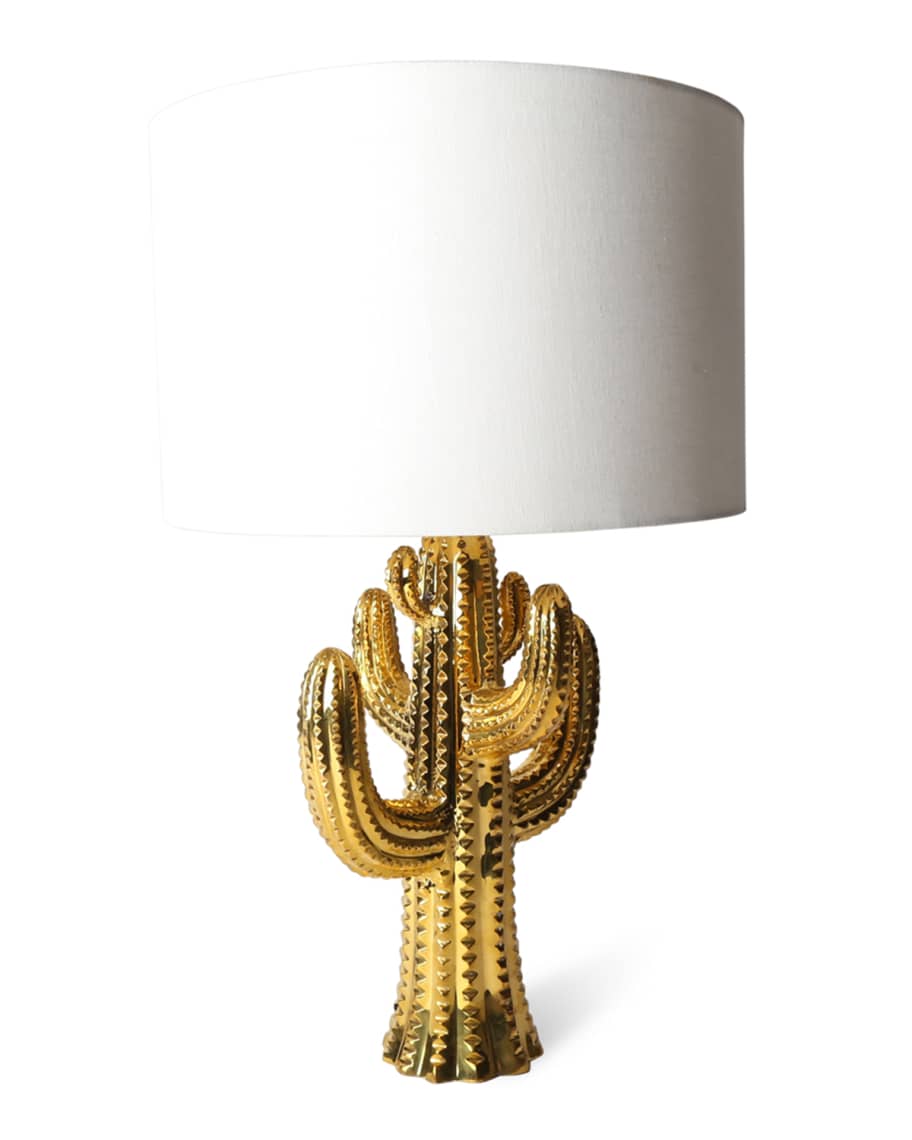 Gold cactus lamp deals