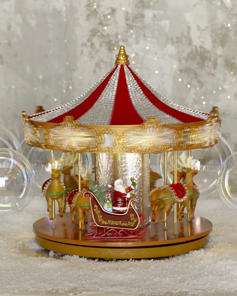 Mr Christmas Swarovski Holiday Carousel | Horchow