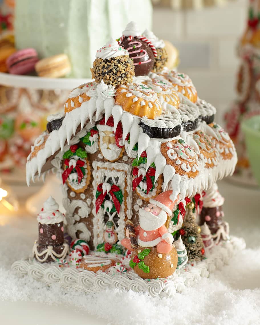 Image 1 of 1: One-of-a-Kind "Gingerbread" House, Small