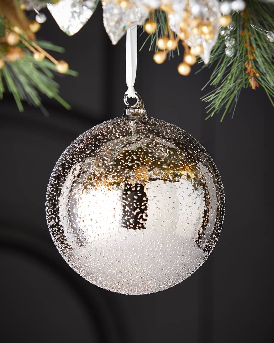 Image 1 of 1: 150mm Glass Beaded Ball Christmas Ornament