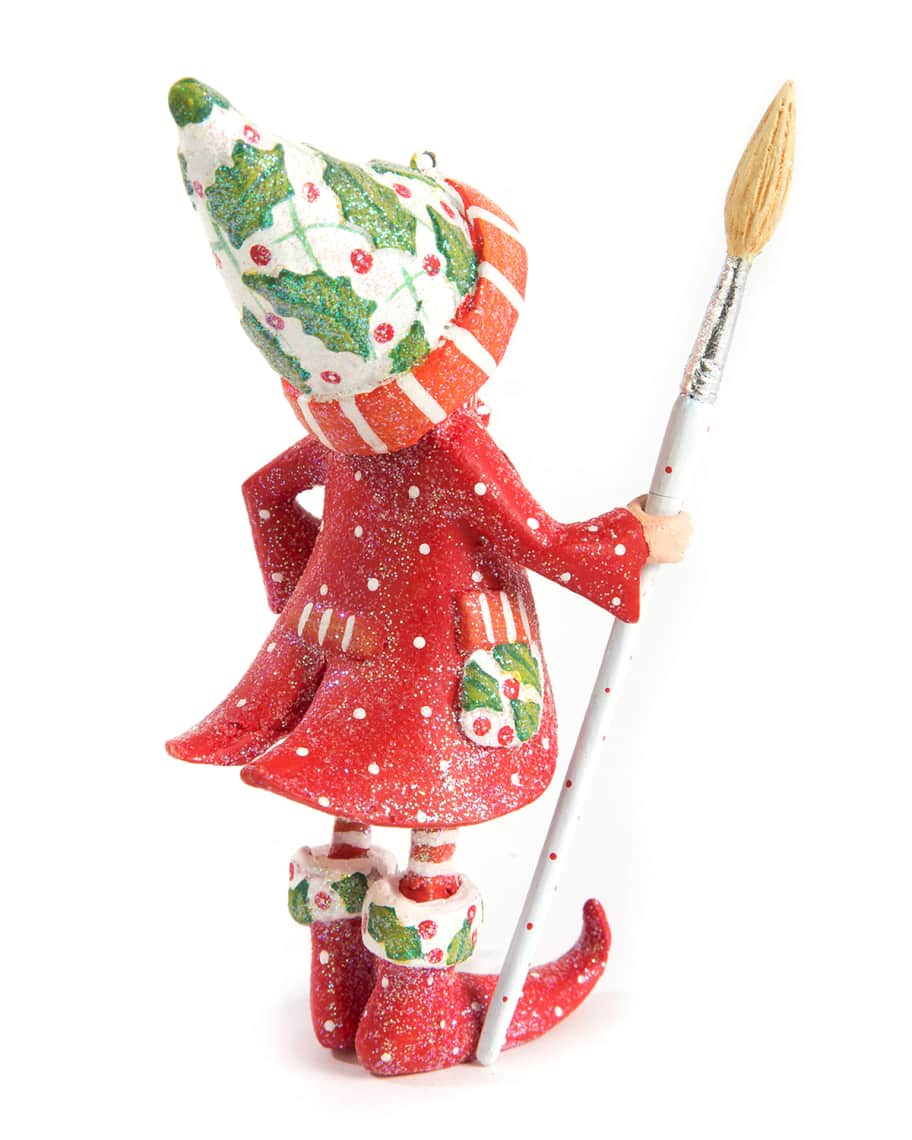 Image 2 of 2: Dash Away Vixens Elf Ornament