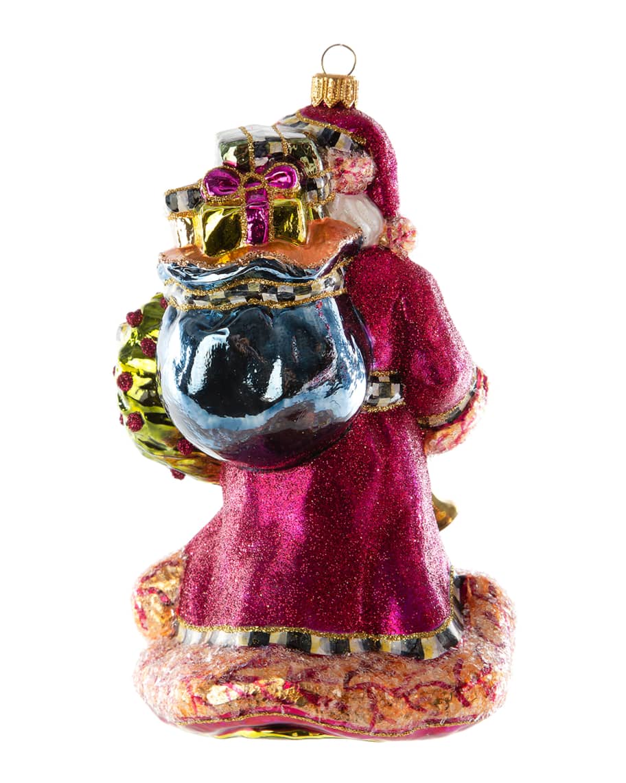 Image 2 of 2: Glass Ornament  Paradise Santa