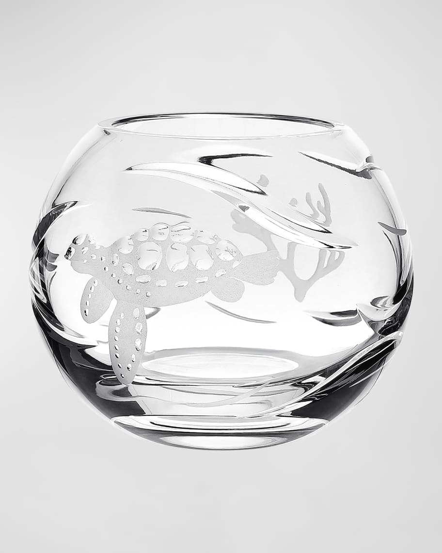 Image 1 of 1: Rose Turtle Bowl