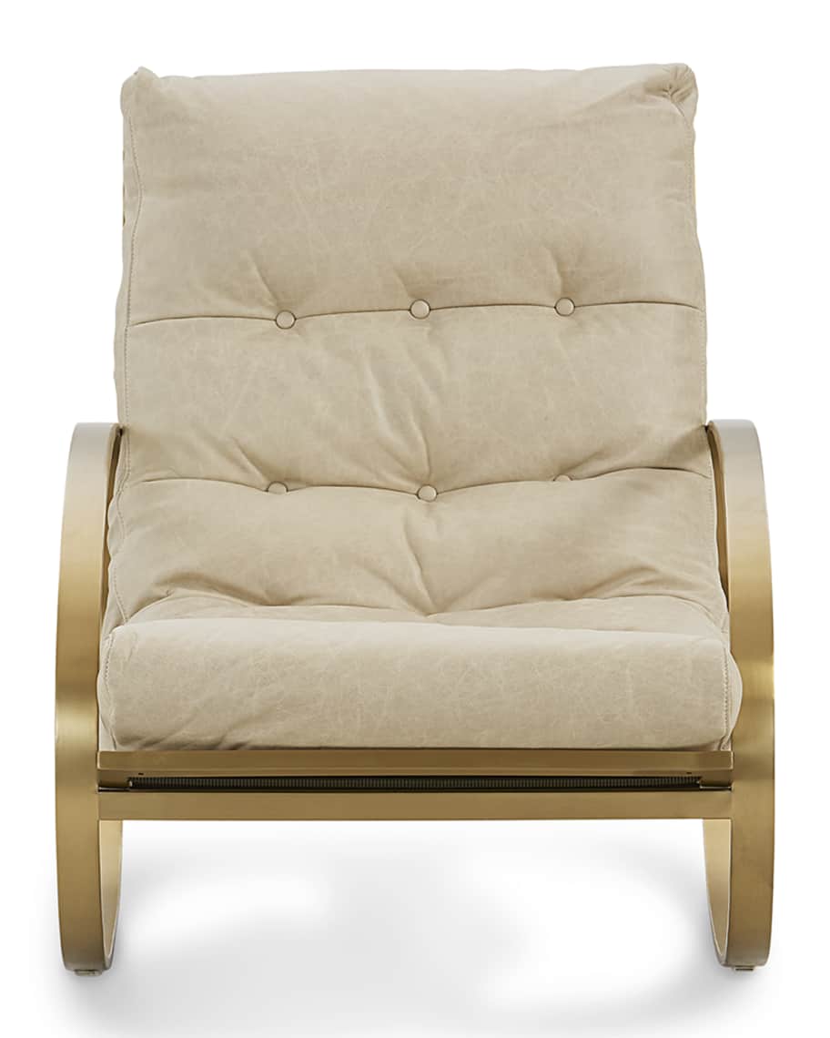 Image 2 of 4: Simon Leather Chair