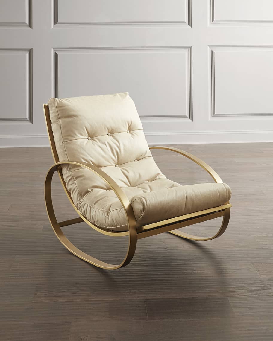 Image 1 of 4: Simon Leather Chair