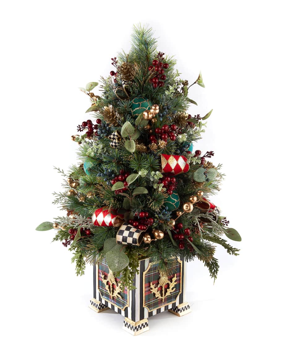 Image 1 of 1: Happy Holidays Tabletop Tree