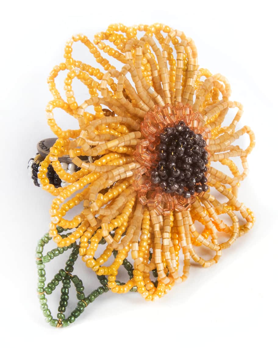 Image 1 of 1: Sunflower Napkin Ring