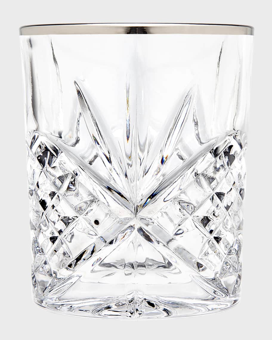 Image 1 of 1: Dublin Platinum Double Old-Fashioneds, Set of 4