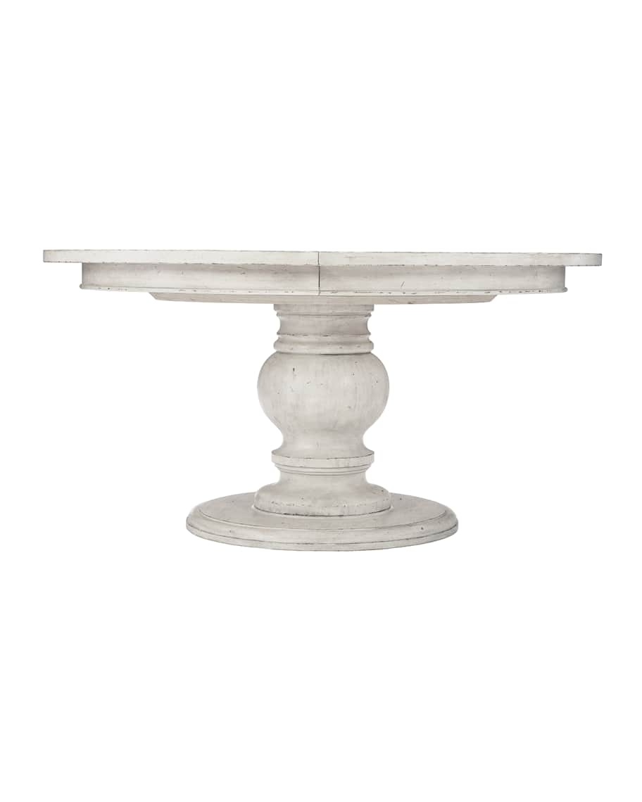Image 2 of 3: Mirabelle Round Pedestal Dining Table