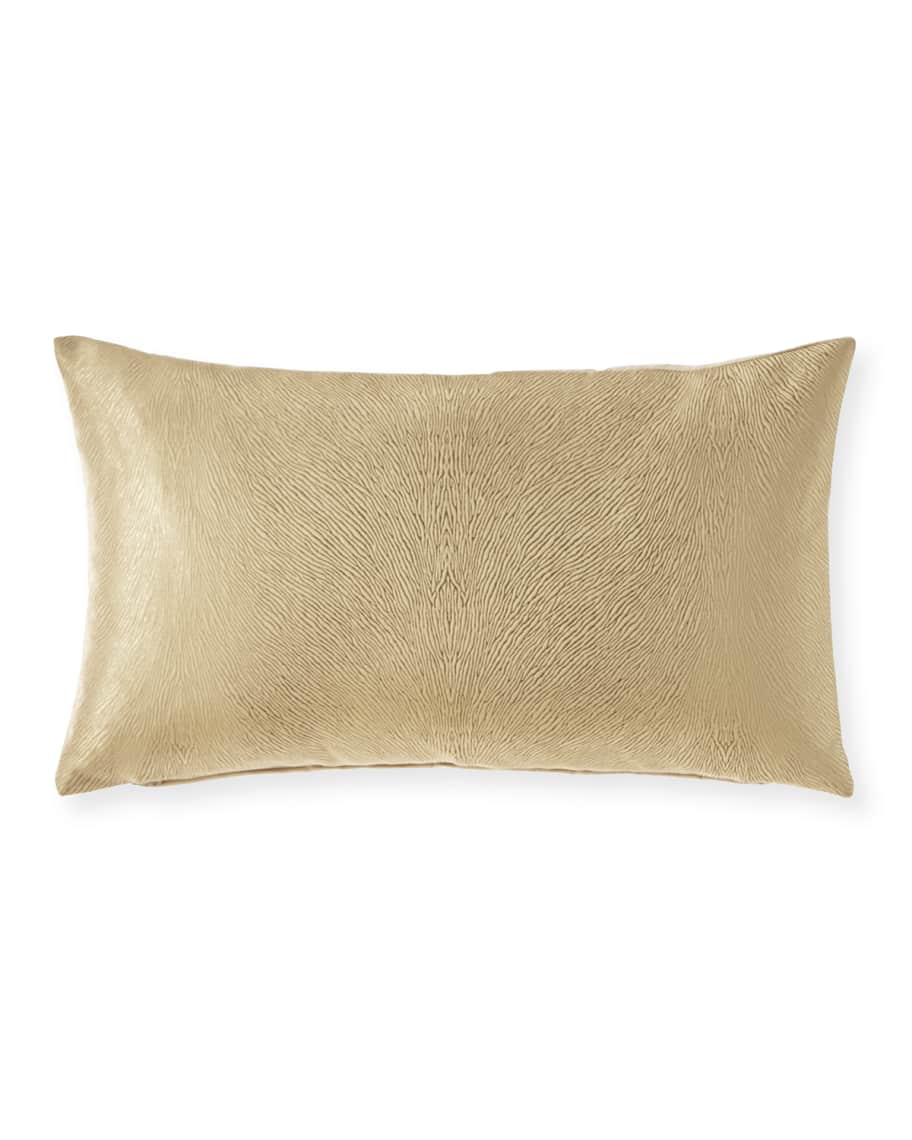Image 1 of 3: Woodwork Gold Pillow