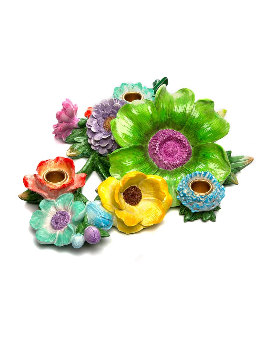 Image 1 of 2: Flower Market Candle Centerpiece
