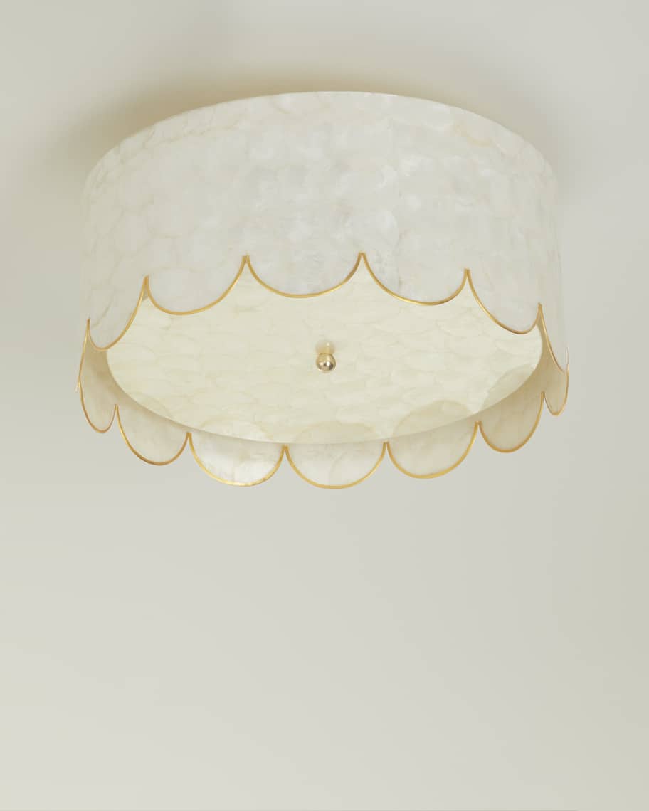 Neiman Marcus Scallop Flush Mount