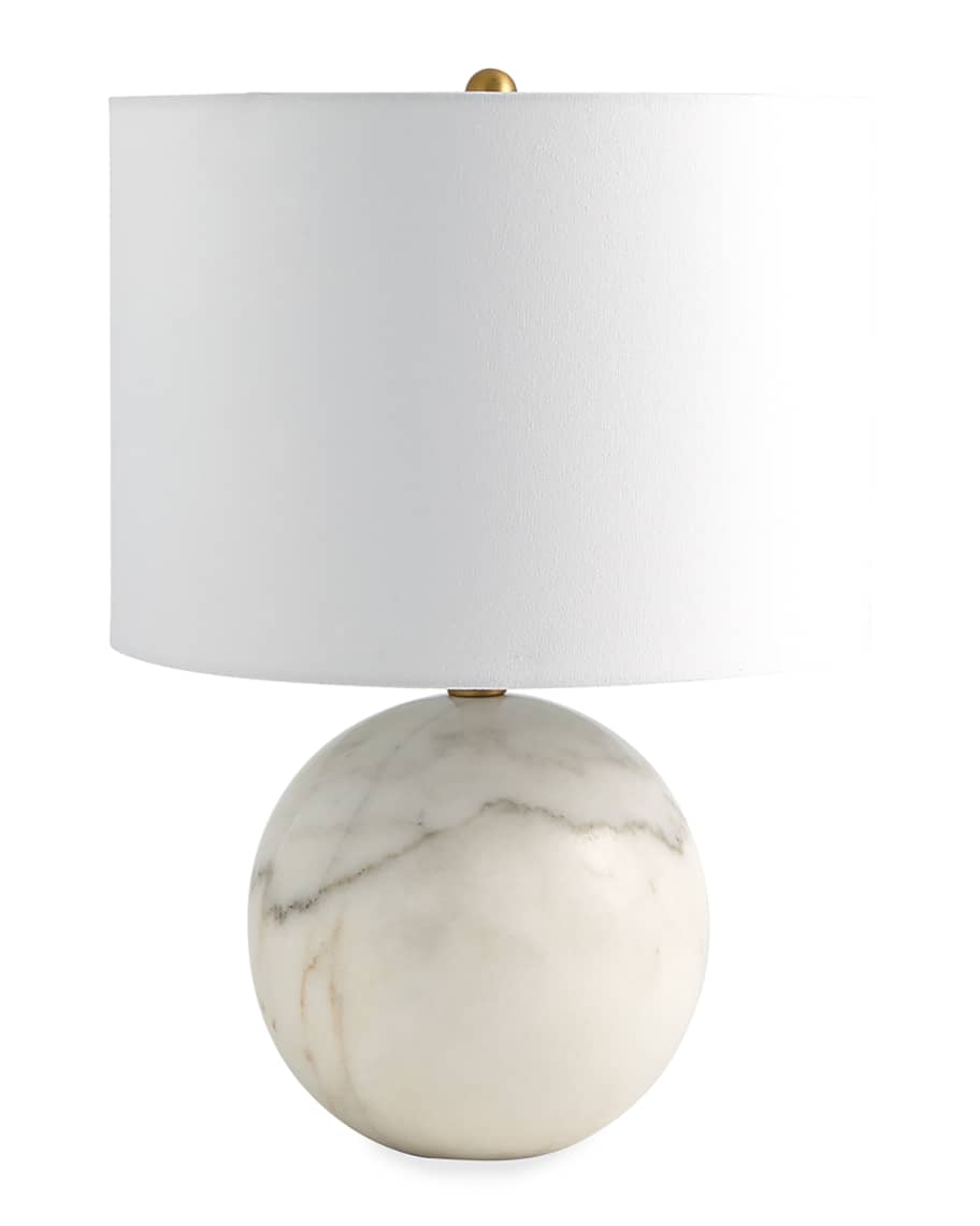 Image 3 of 3: Marble Sphere Lamp