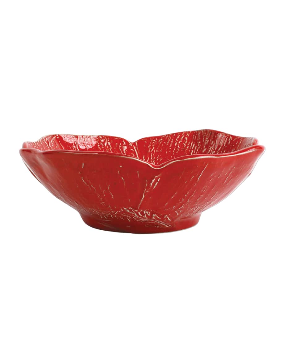 Image 1 of 1: Lastra Poppy Figural Medium Serving Bowl