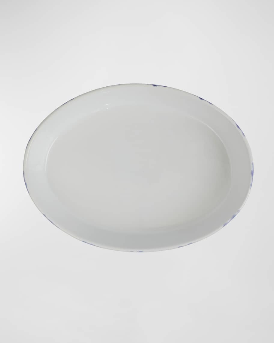 Image 1 of 2: Santorini Dot Oval Baker