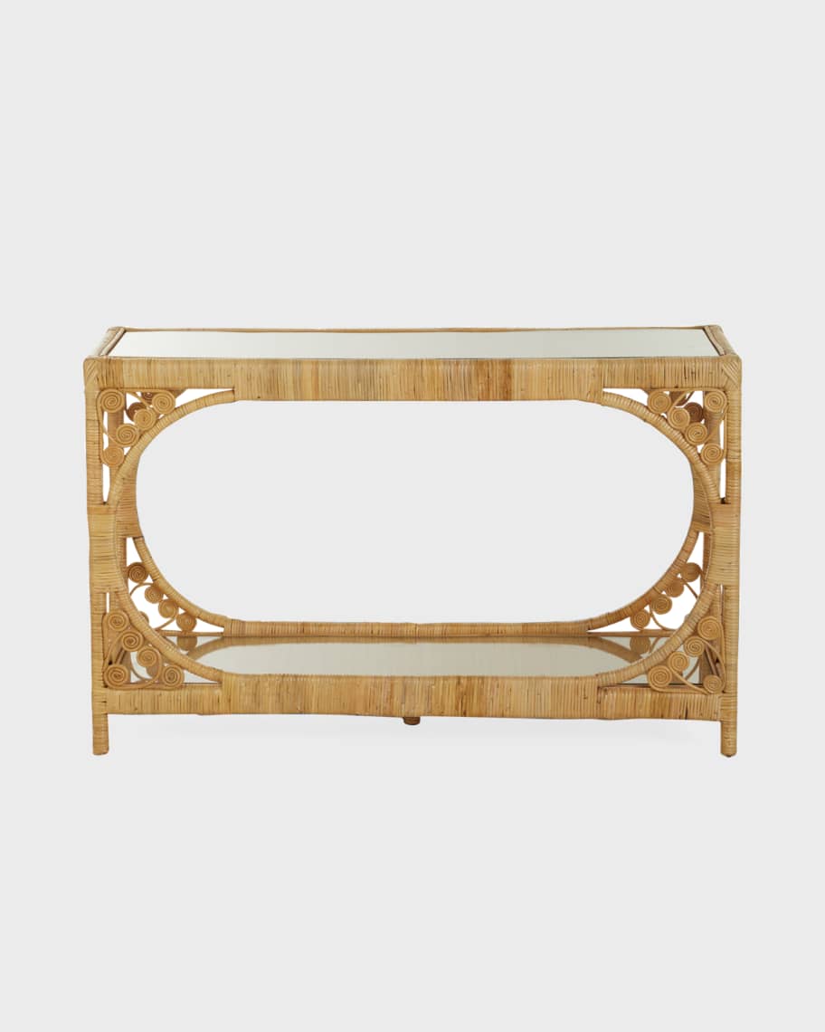 Wicker clearance sofa table