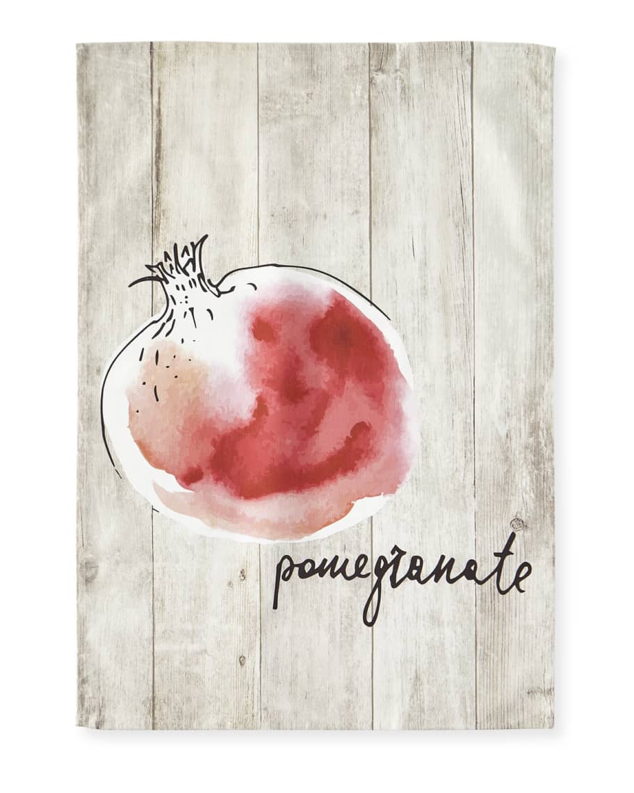 Image 1 of 1: Fruit Basket Pomegranate Tea Towel