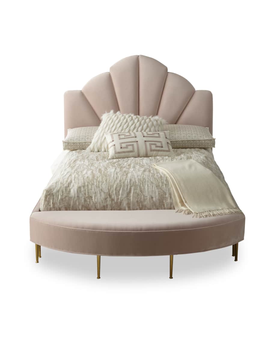 Haute House Kennedi Blush Queen Bed Horchow