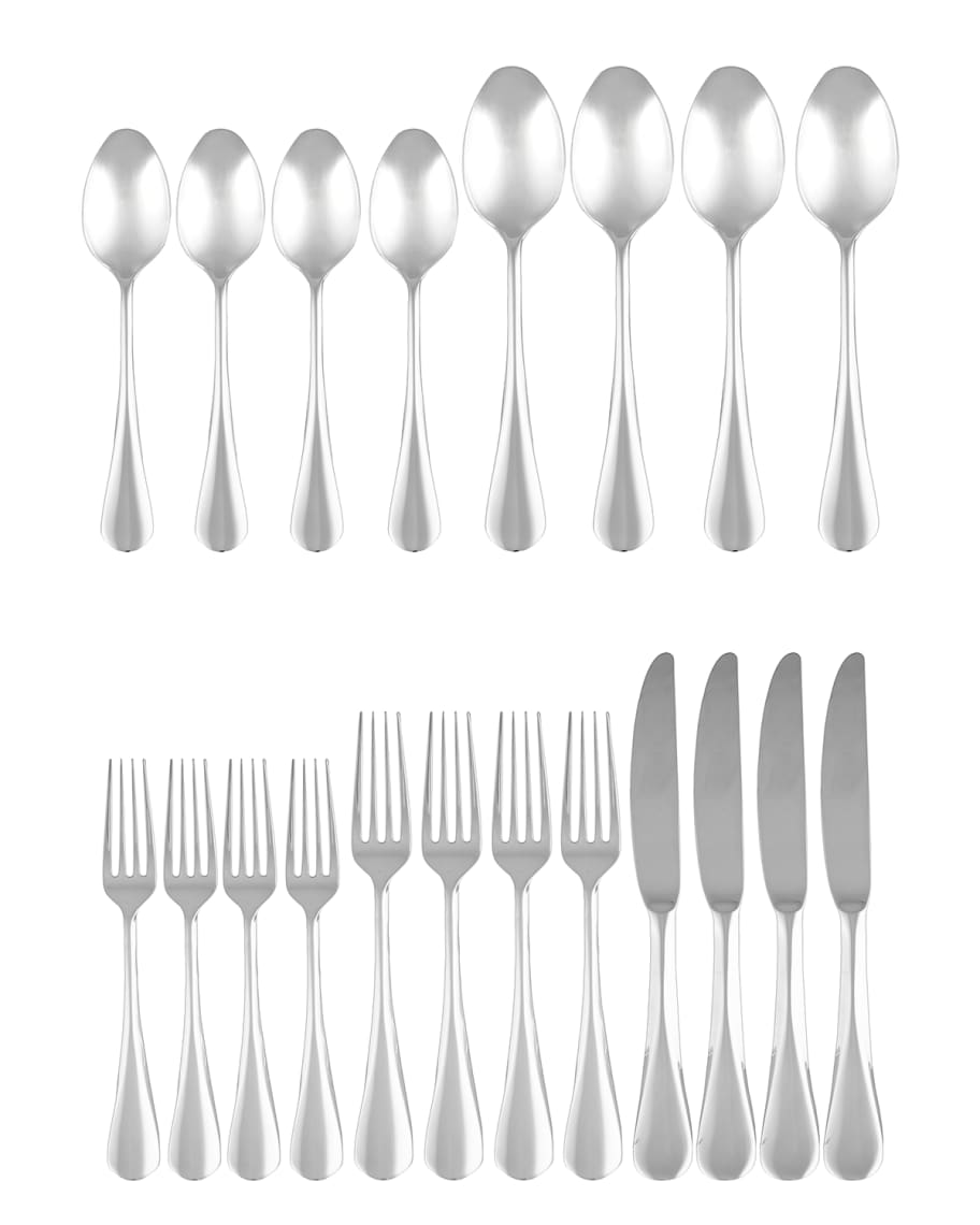 Image 3 of 4: Eloquence Mirror 20-Piece Flatware Set, Service for 4