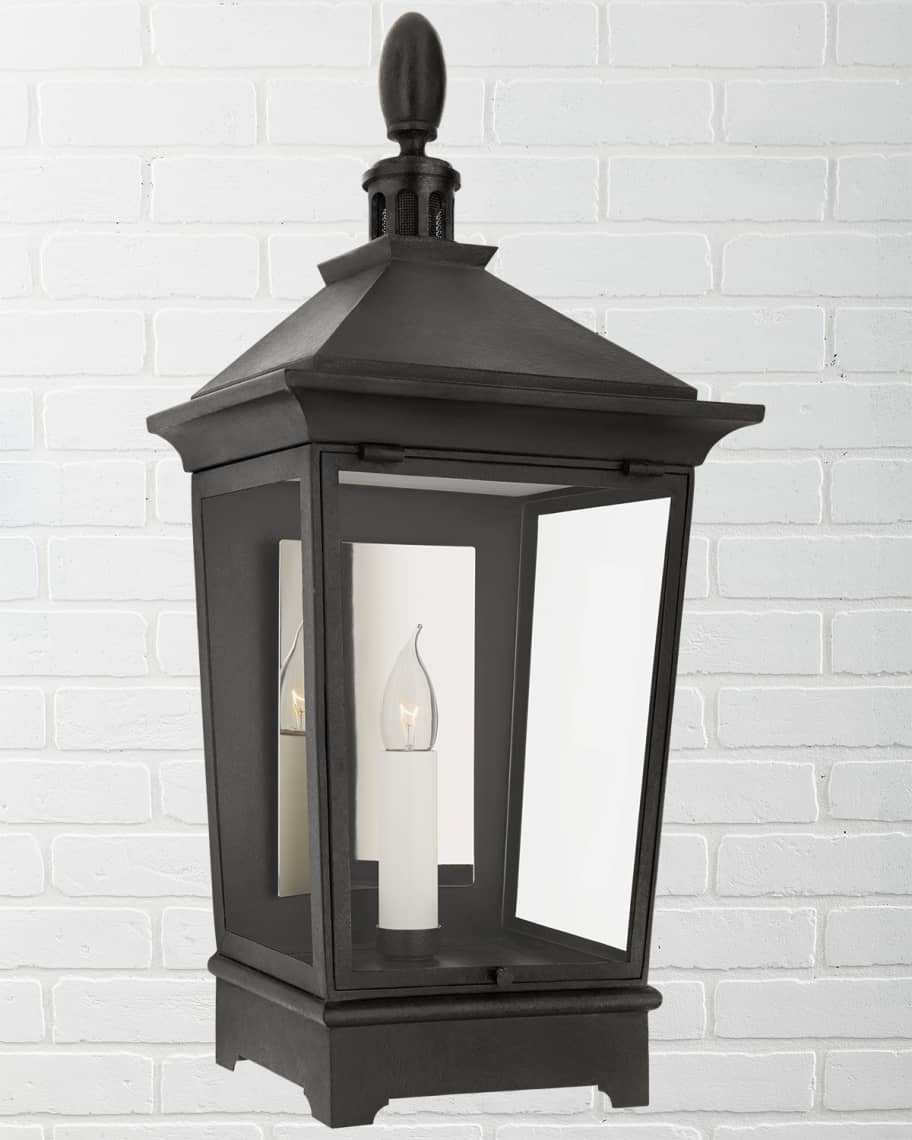 Visual Comfort Signature Rosedale Classic Small 3/4 Wall Lantern By