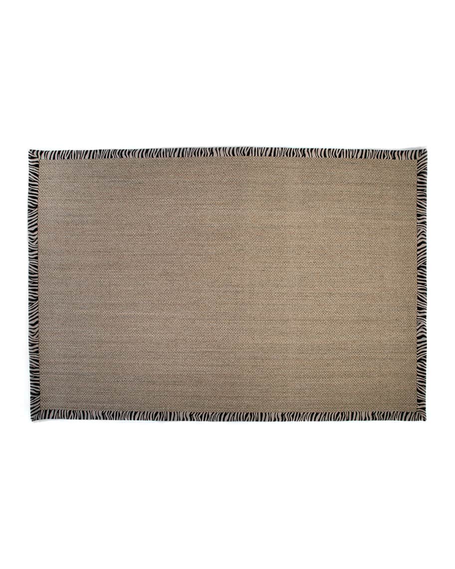 Mackenzie-Childs Zebra Sisal Rug, 6' X 9' | Horchow