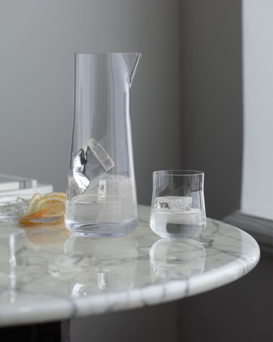 Image 2 of 2: Informal Carafe with Bowl, Clear