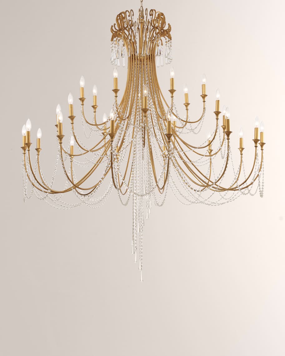 Crystorama Arcadia 28 Light Chandelier Horchow