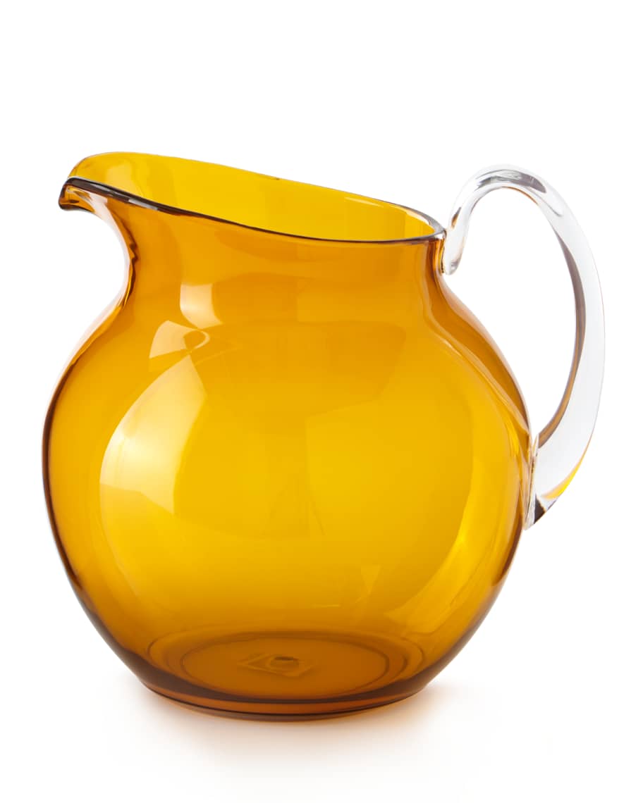 Image 1 of 1: Palla Transparent Acrylic Pitcher, Amber