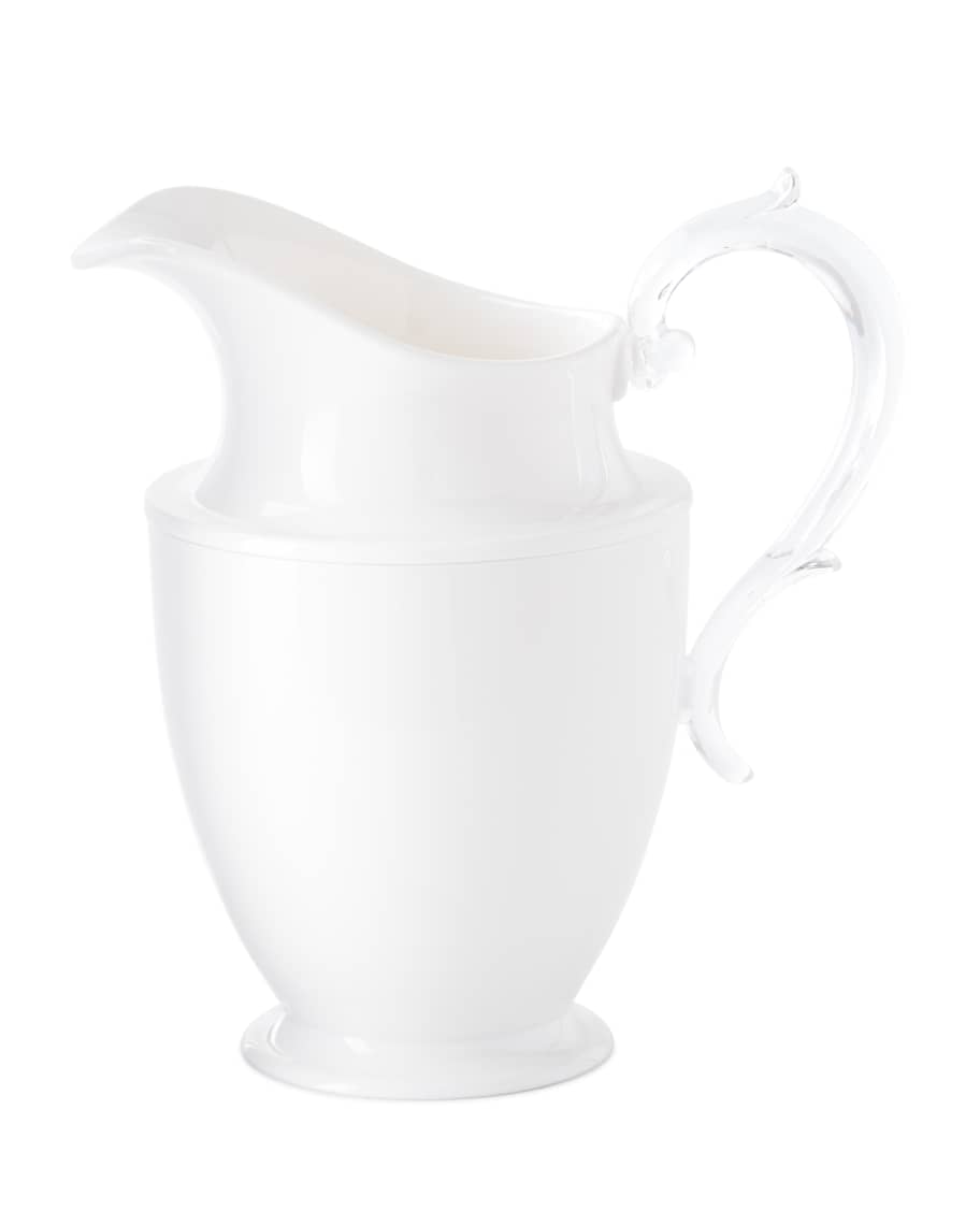 Image 1 of 1: Federica Acrylic Pitcher, White