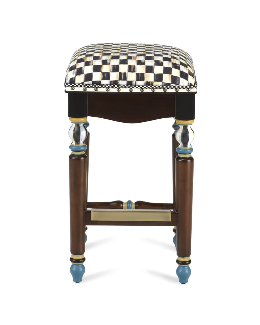 Image 2 of 2: Courtly Check Barstool