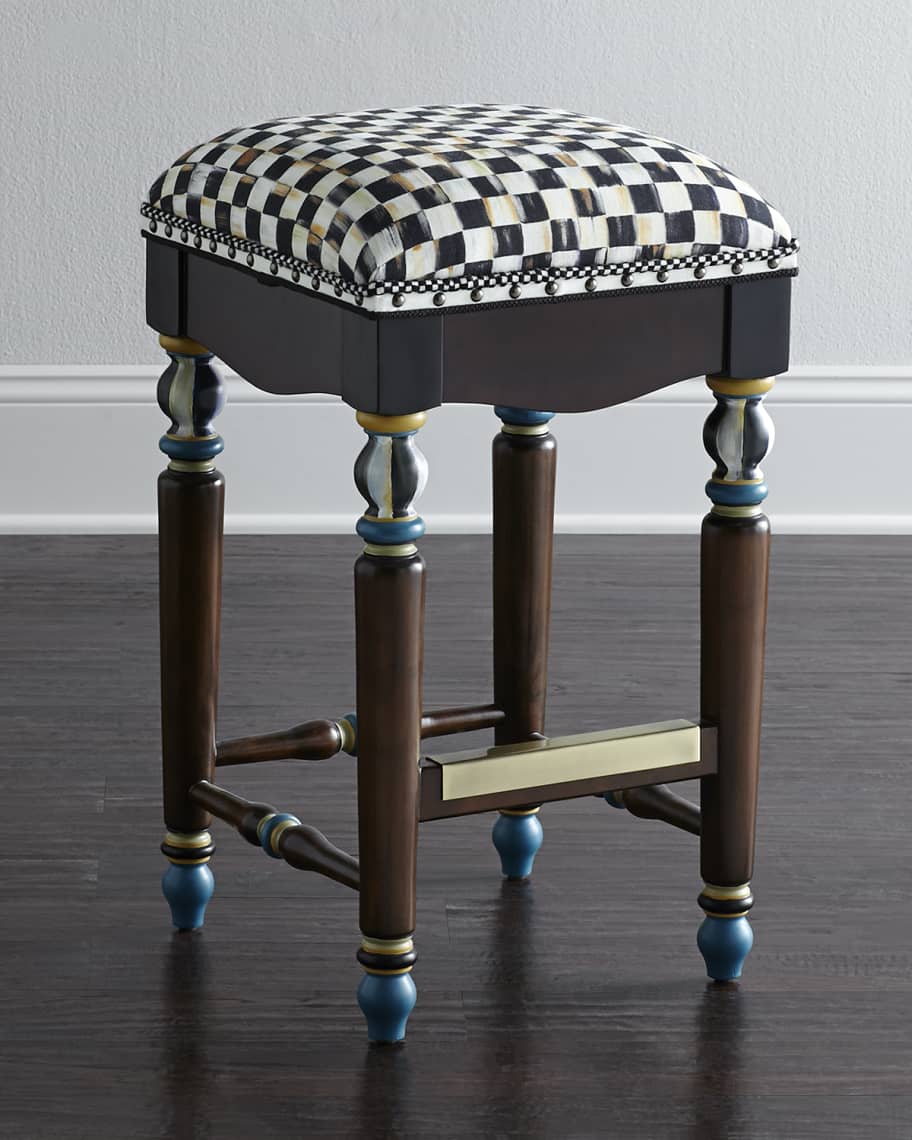 Image 1 of 2: Courtly Check Barstool