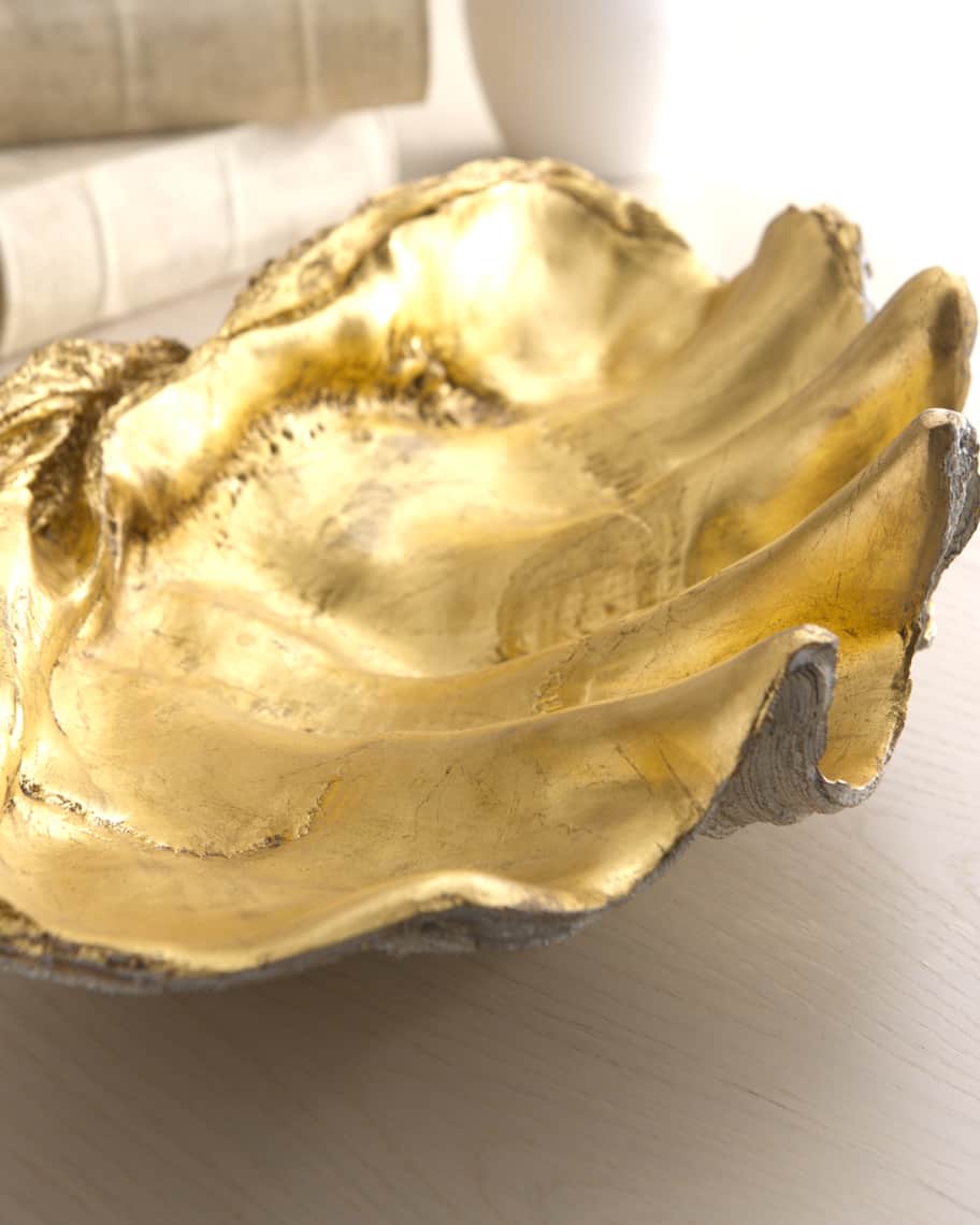 Image 1 of 4: Golden Shell Bowl