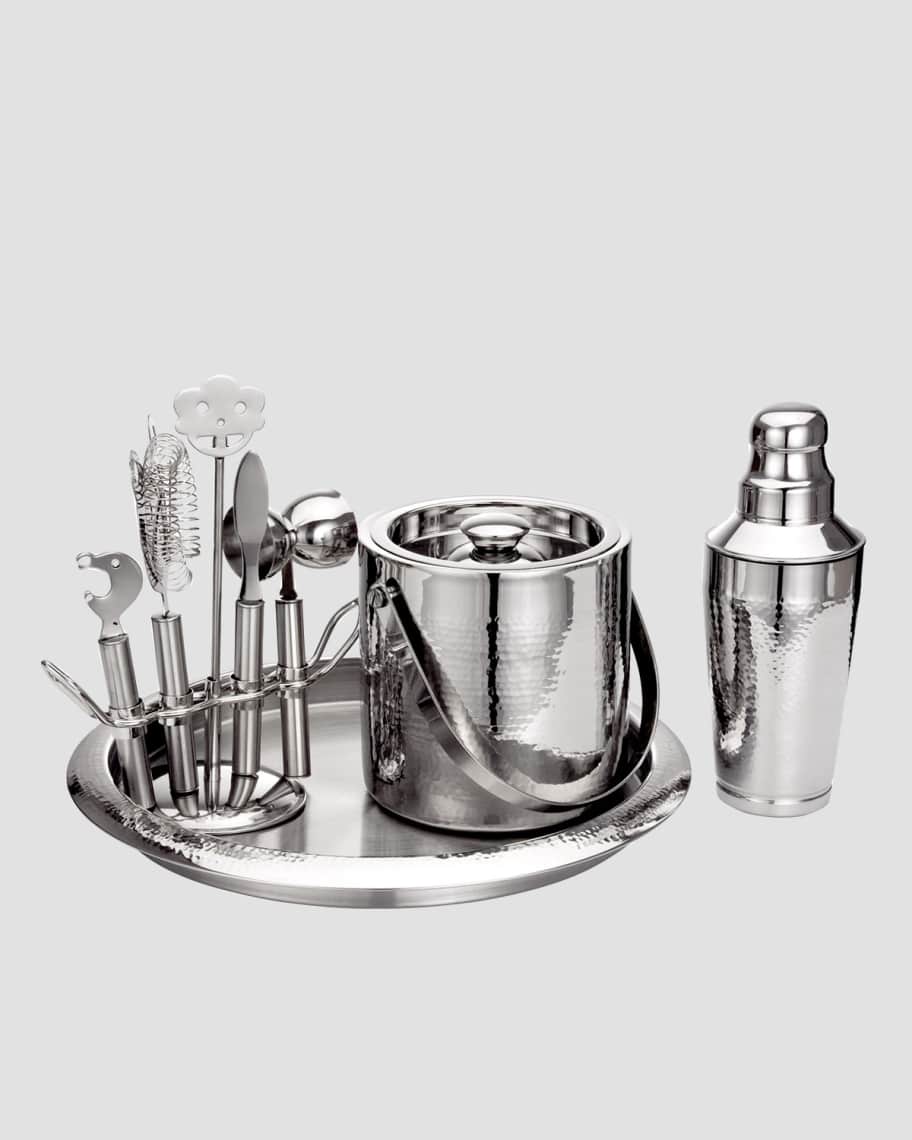 Image 1 of 2: Hammered Bar Set with Tools