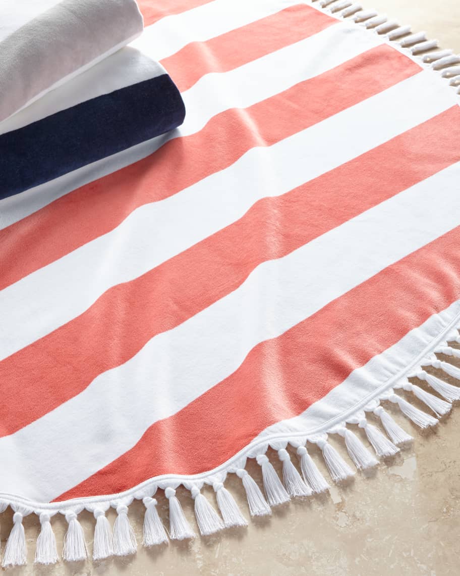 Image 2 of 2: Cabana Round Beach Towel