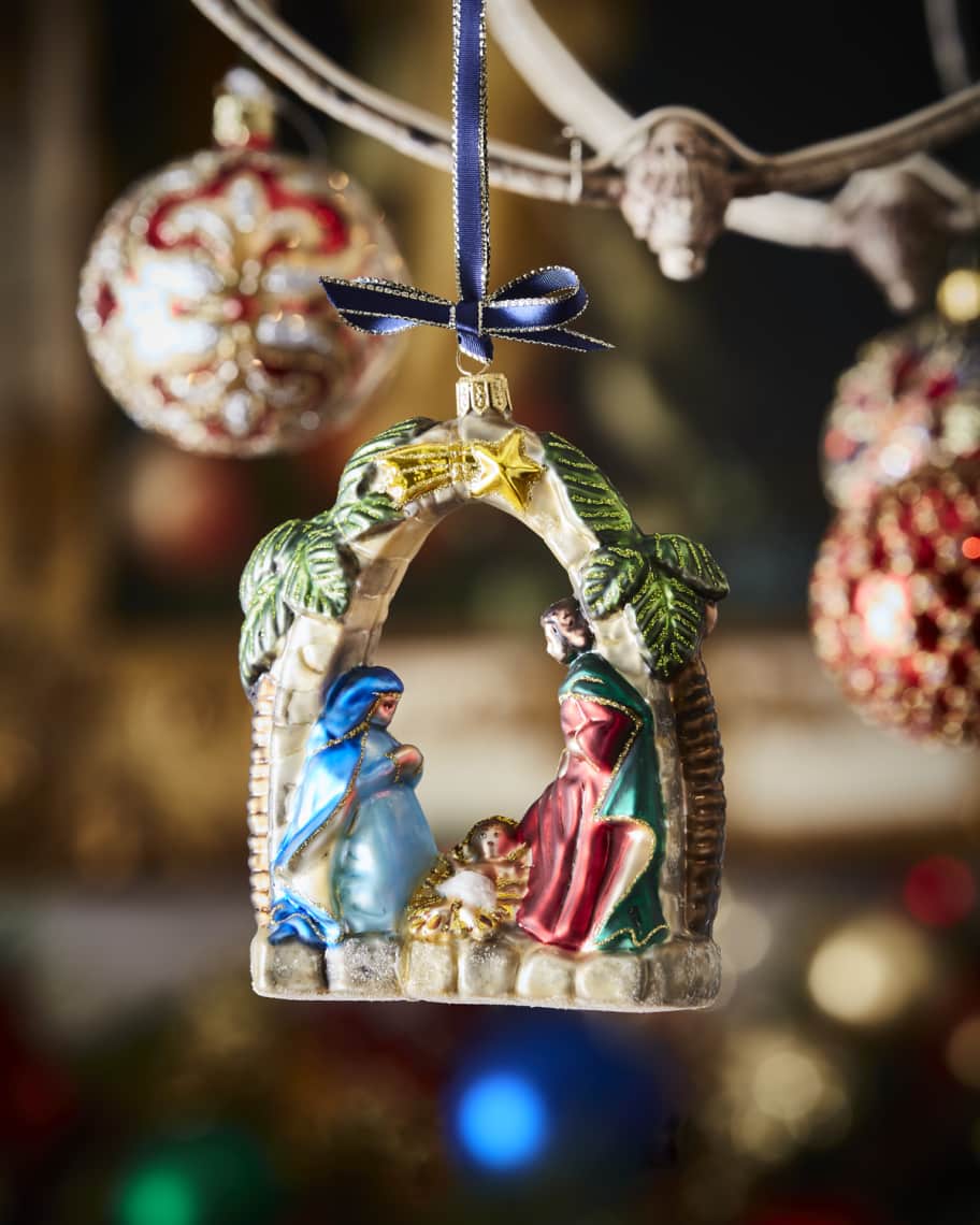 Image 1 of 1: Nativity Scene Christmas Ornament