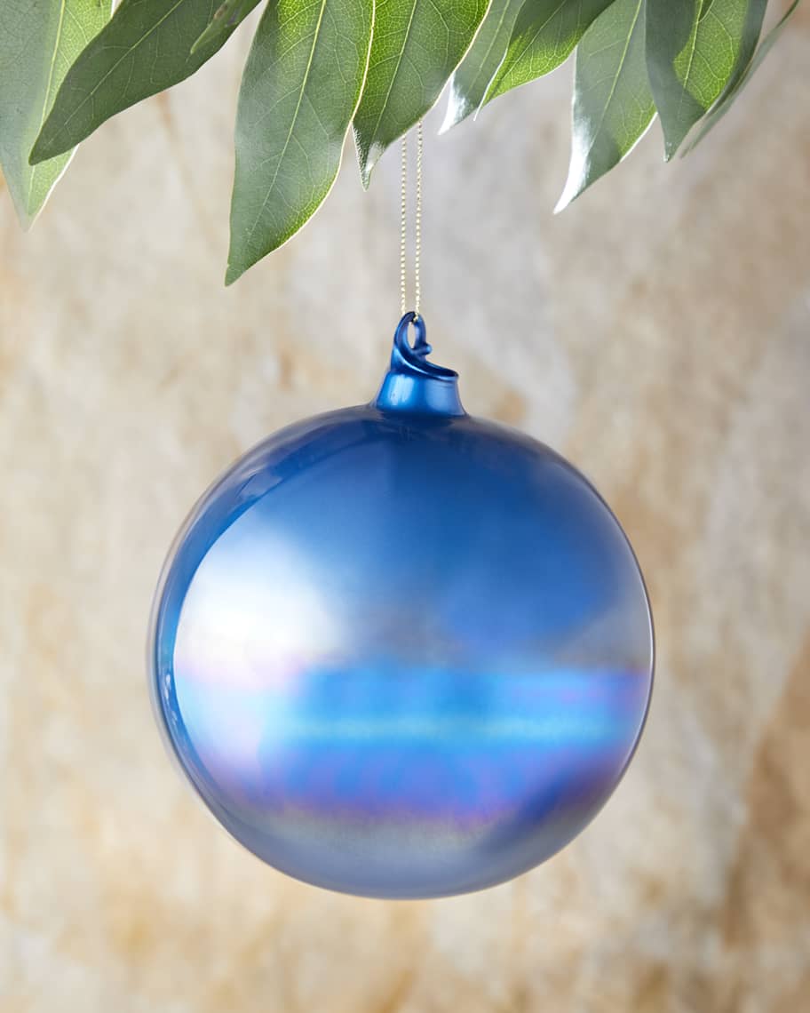 Image 1 of 1: Pearl Glass Ball Christmas Ornament