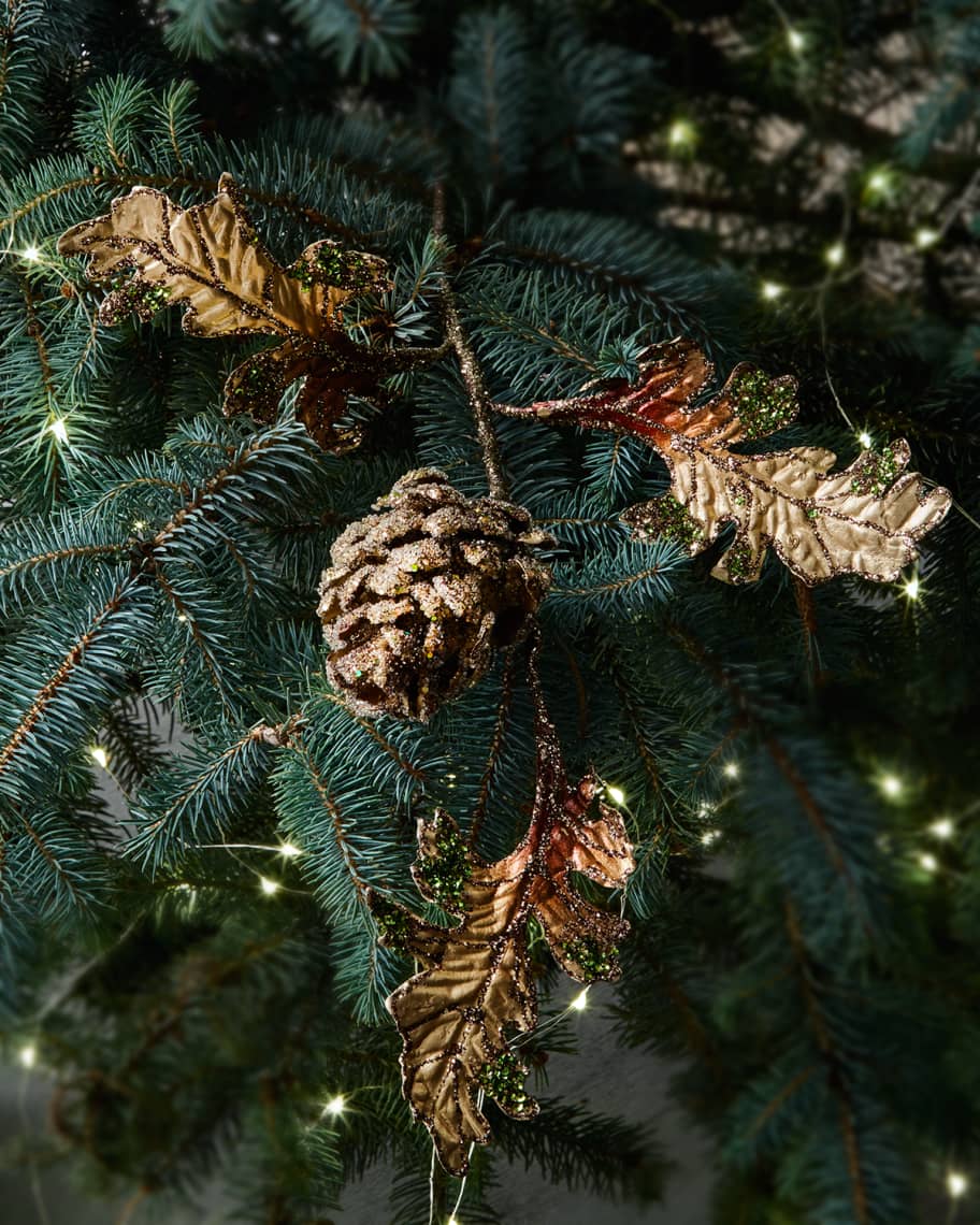 Image 1 of 1: Fantasy Pinecone Pick Christmas Ornament