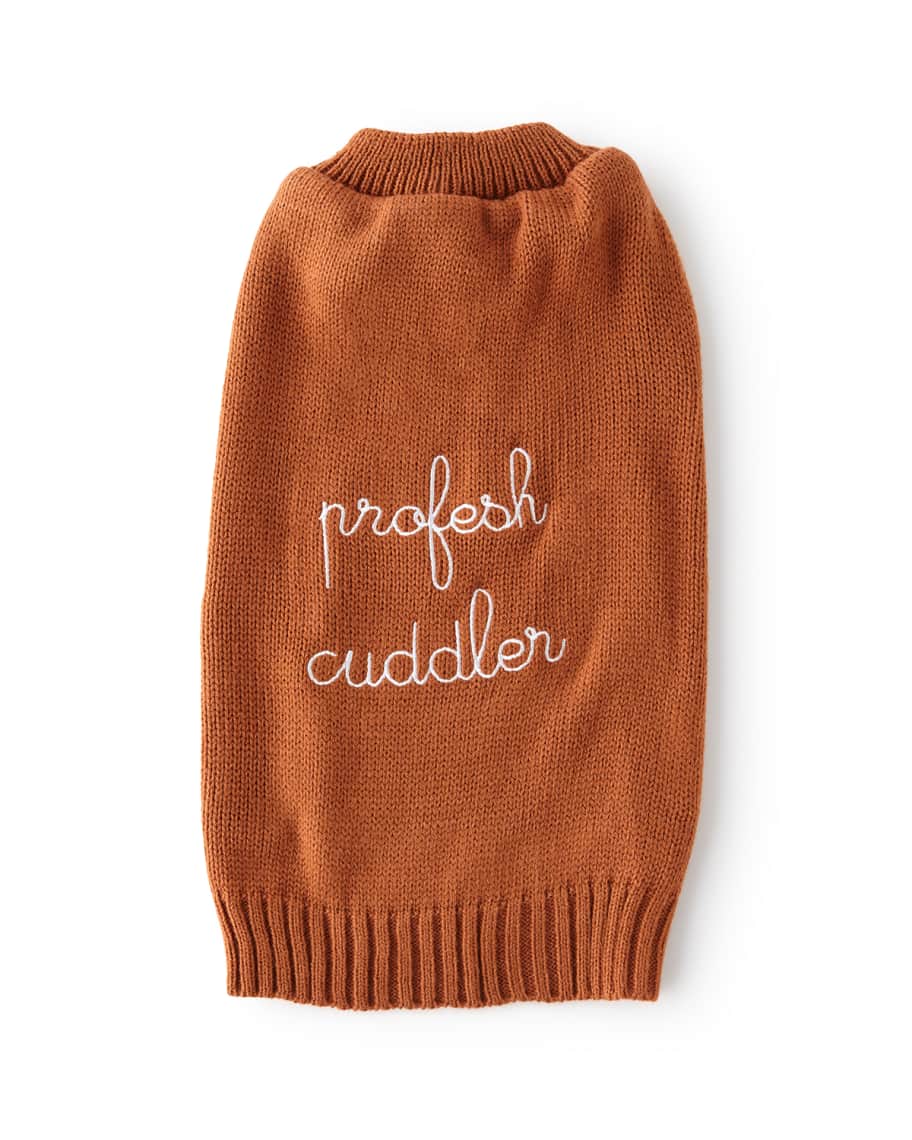 Image 3 of 4: "Profesh Cuddler" Dog Sweater