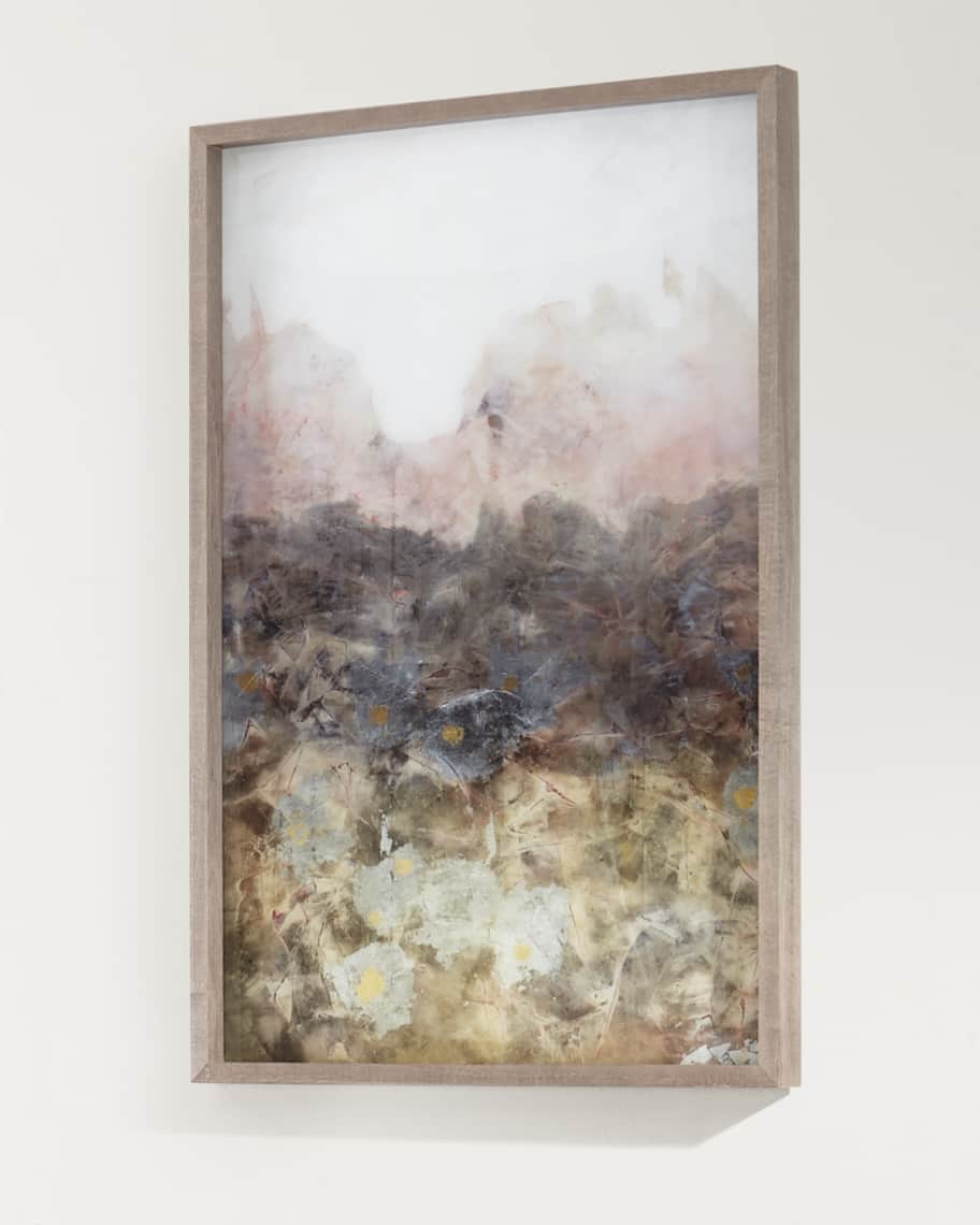Image 2 of 2: "Smokey Erosion II" Framed Giclee Art
