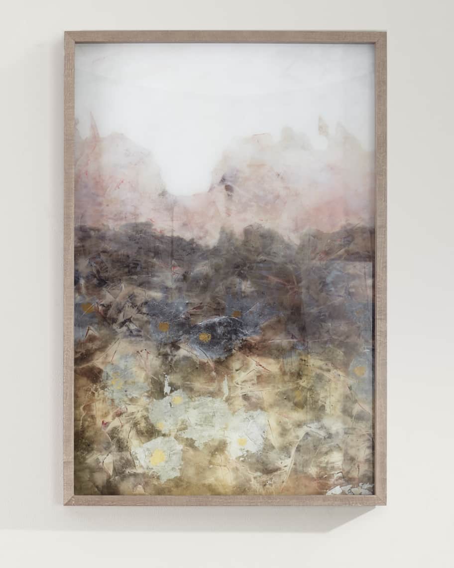 Image 1 of 2: "Smokey Erosion II" Framed Giclee Art