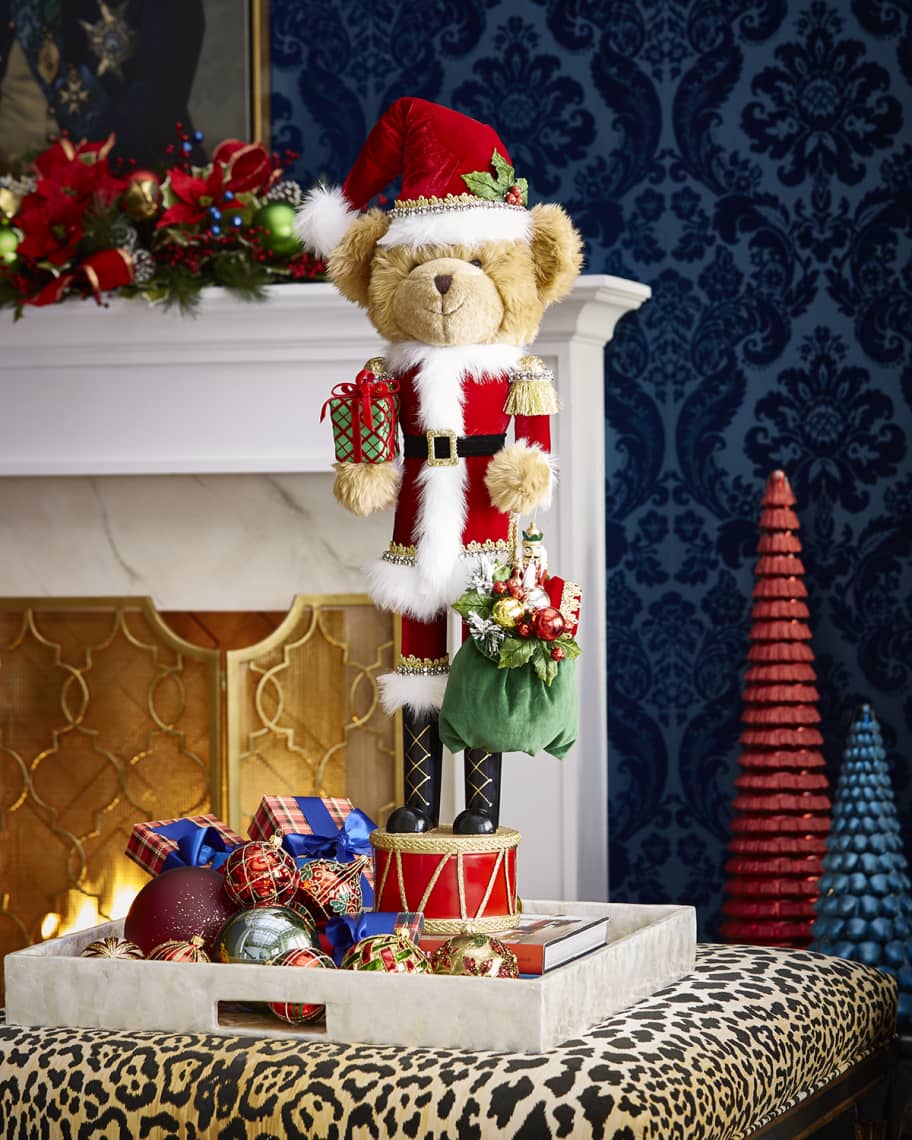 Classic Christmas Bear Nutcracker Horchow
