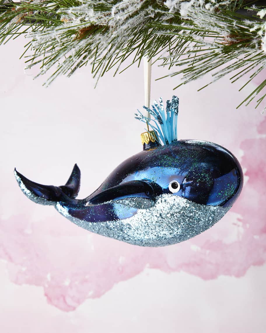 Whale Christmas Ornament 