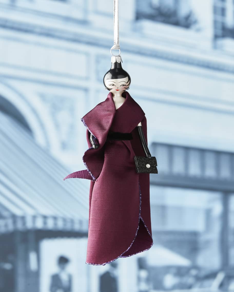 Image 1 of 1: Patricia Purple Gown Ornament