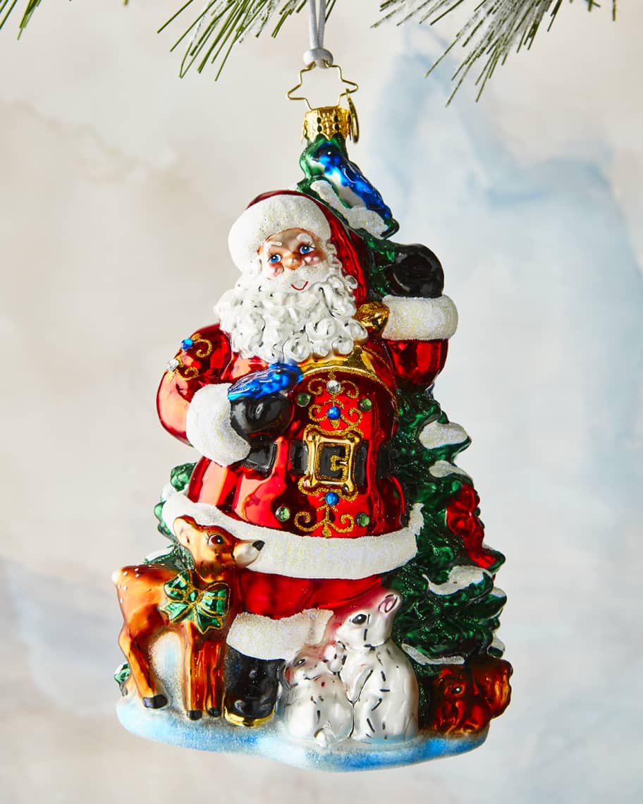 Image 1 of 1: Santa's Menagerie of Friends Ornament