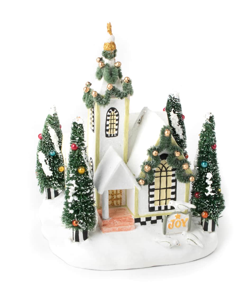 MacKenzieChilds Lakeside Church Horchow